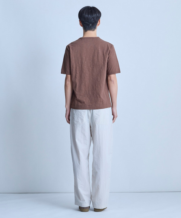 スラブ天竺ロゴ刺繍Tシャツ 詳細画像 20