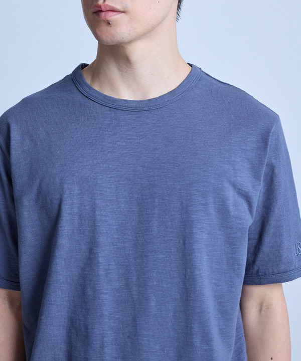 スラブ天竺ロゴ刺繍Tシャツ 詳細画像 22