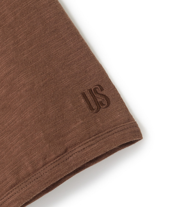 スラブ天竺ロゴ刺繍Tシャツ 詳細画像 39