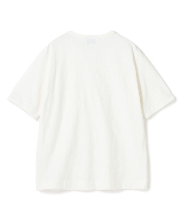 スラブ天竺ロゴ刺繍Tシャツ 詳細画像 44