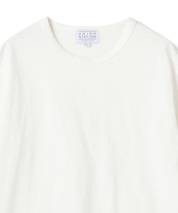 スラブ天竺ロゴ刺繍Tシャツ 詳細画像 45