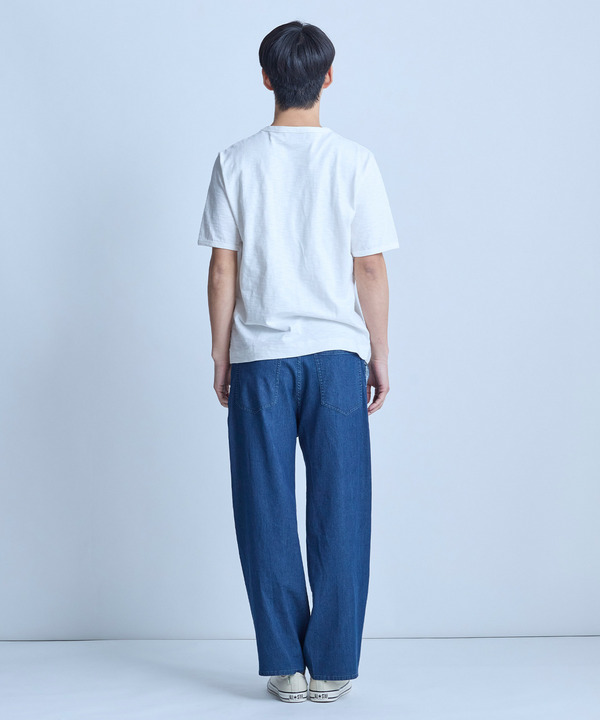 スラブ天竺ロゴ刺繍Tシャツ 詳細画像 5