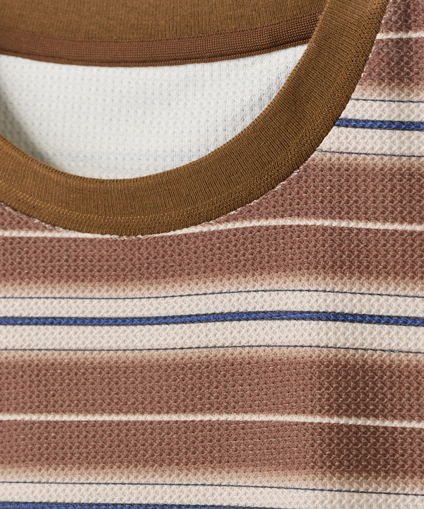 マルチボーダーT〈ストレッチ・マシンウォッシャブル〉 詳細画像 6