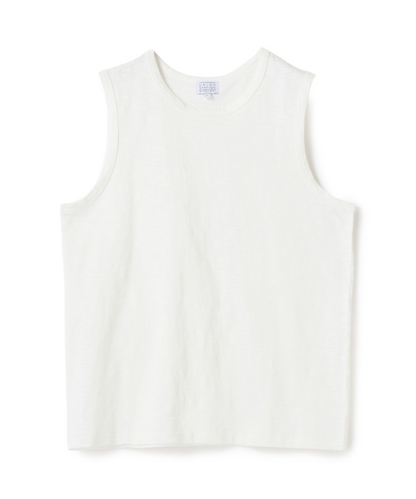スラブ天竺タンクトップ 詳細画像 ホワイト 1