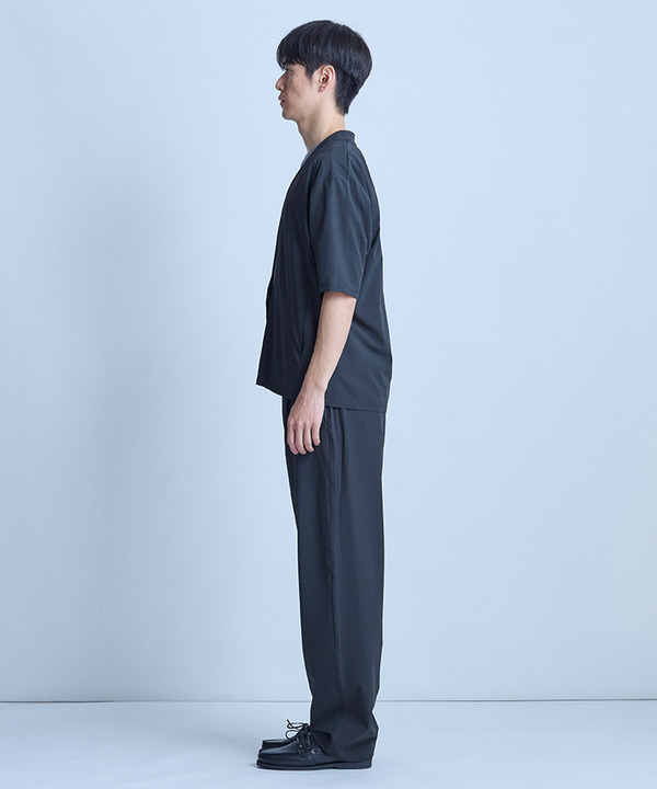 ドットメッシュ5分袖カーディガン〈ストレッチ・マシンウォッシャブル・軽量・接触冷感・通気性〉 詳細画像 16