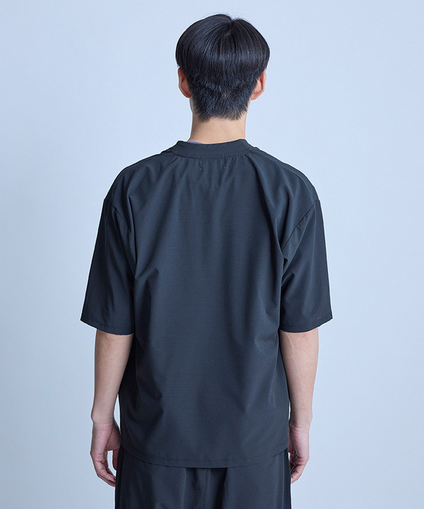 ドットメッシュ5分袖カーディガン〈ストレッチ・マシンウォッシャブル・軽量・接触冷感・通気性〉 詳細画像 19