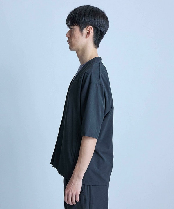 ドットメッシュ5分袖カーディガン〈ストレッチ・マシンウォッシャブル・軽量・接触冷感・通気性〉 詳細画像 21