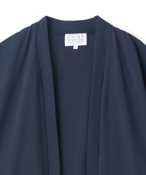 ドットメッシュ5分袖カーディガン〈ストレッチ・マシンウォッシャブル・軽量・接触冷感・通気性〉 詳細画像 26