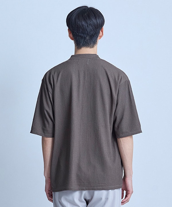 【WEB限定】シア―5分袖ボタンレスカーディガン＜ストレッチ・ハンドウォッシャブル・接触冷感・通気性＞ 詳細画像 10