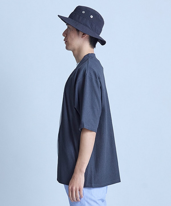 【WEB限定】シア―5分袖ボタンレスカーディガン＜ストレッチ・ハンドウォッシャブル・接触冷感・通気性＞ 詳細画像 14