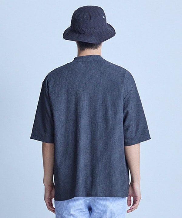 【WEB限定】シア―5分袖ボタンレスカーディガン＜ストレッチ・ハンドウォッシャブル・接触冷感・通気性＞ 詳細画像 15