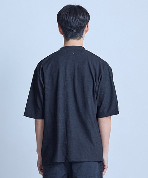 【WEB限定】シア―5分袖ボタンレスカーディガン＜ストレッチ・ハンドウォッシャブル・接触冷感・通気性＞ 詳細画像 19