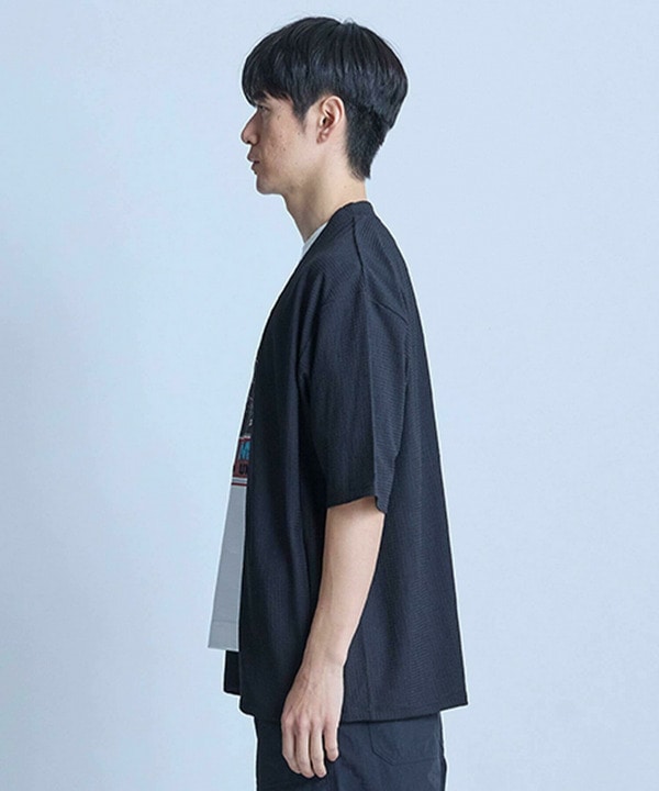 【WEB限定】シア―5分袖ボタンレスカーディガン＜ストレッチ・ハンドウォッシャブル・接触冷感・通気性＞ 詳細画像 22