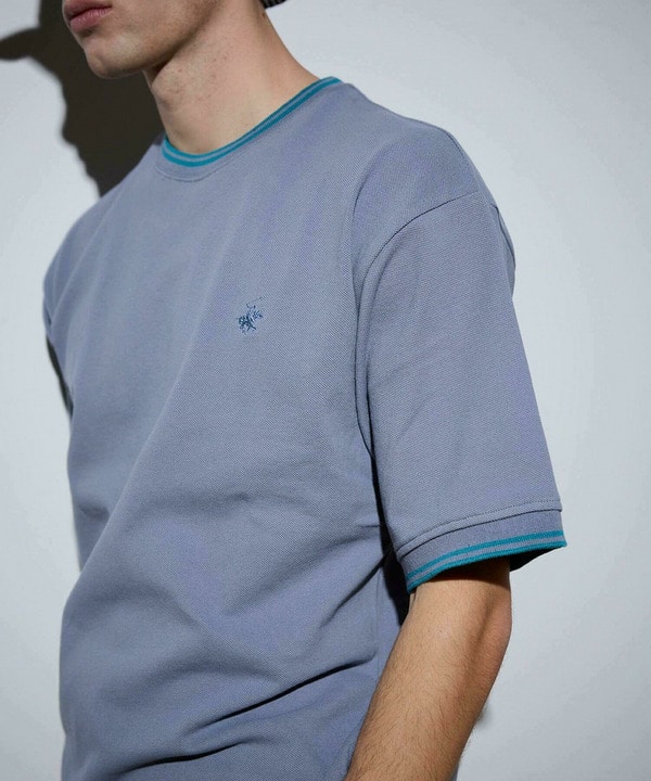 【BEVERLY HILLS POLO CLUB】別注 コットンロゴ刺繍T 詳細画像 14