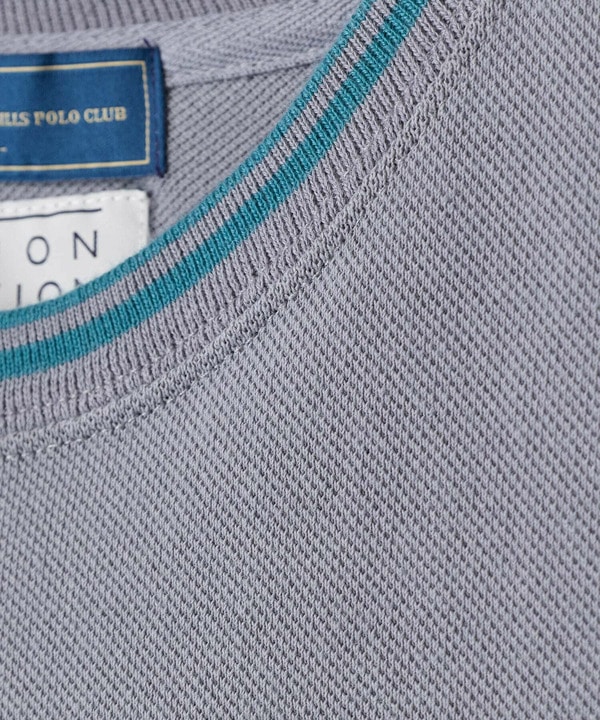 【BEVERLY HILLS POLO CLUB】別注 コットンロゴ刺繍T 詳細画像 19