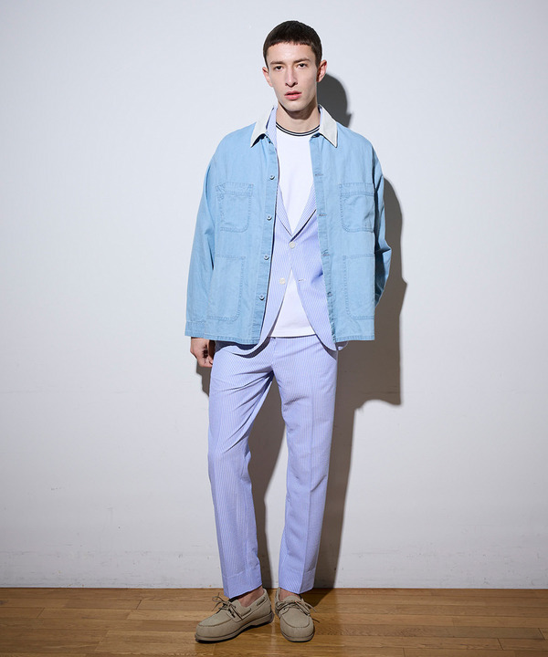 【BEVERLY HILLS POLO CLUB】別注 コットンロゴ刺繍T 詳細画像 2