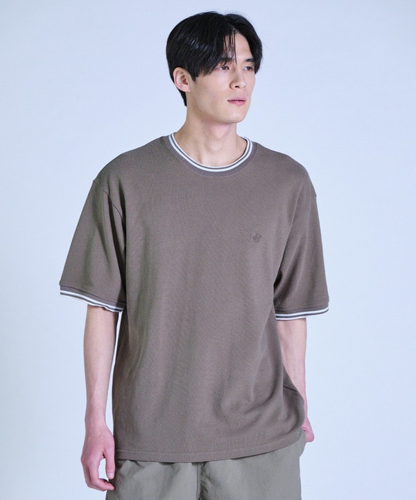 【BEVERLY HILLS POLO CLUB】別注 コットンロゴ刺繍T 詳細画像 7