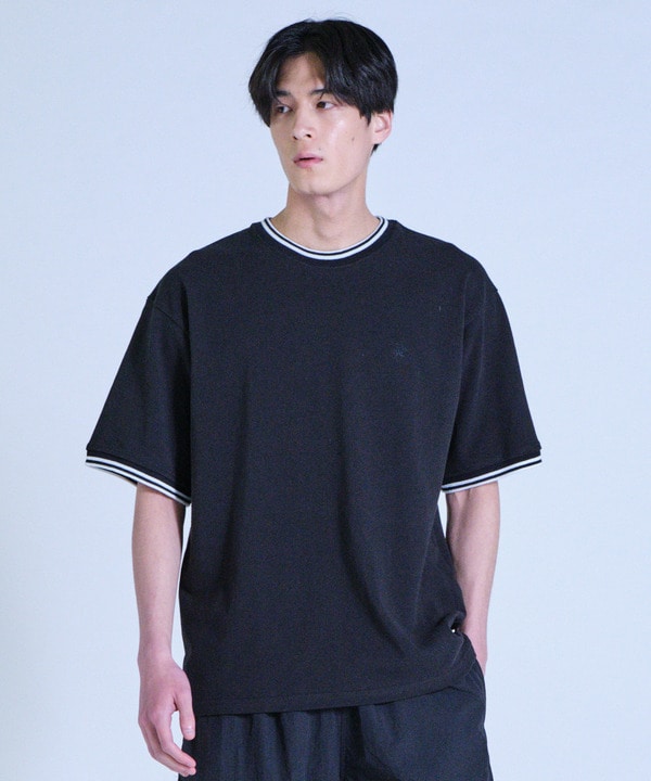 【BEVERLY HILLS POLO CLUB】別注 コットンロゴ刺繍T 詳細画像 9