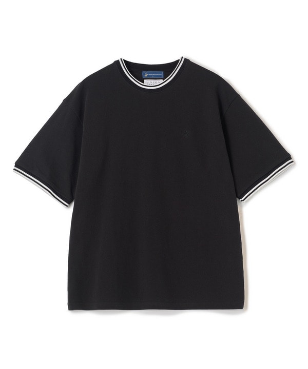 【BEVERLY HILLS POLO CLUB】別注 コットンロゴ刺繍T 詳細画像 ブラック 1