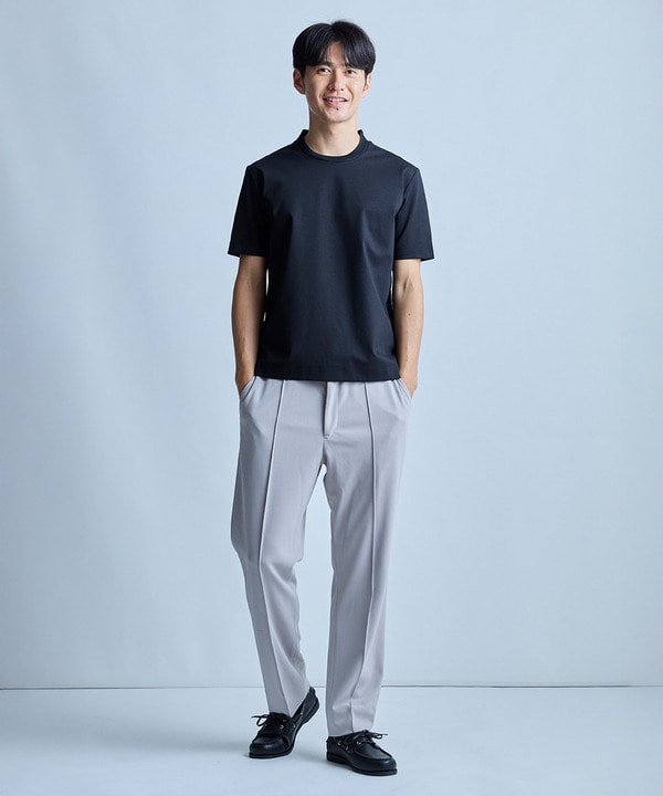 クルーネックテイラーTシャツ〈ストレッチ・マシンウォッシャブル・防臭・接触冷感〉 詳細画像 10