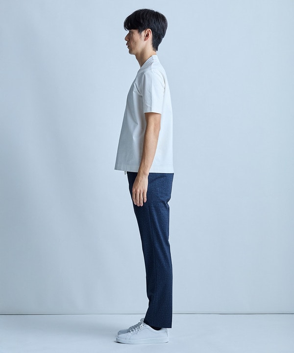 クルーネックテイラーTシャツ〈ストレッチ・マシンウォッシャブル・防臭・接触冷感〉 詳細画像 5