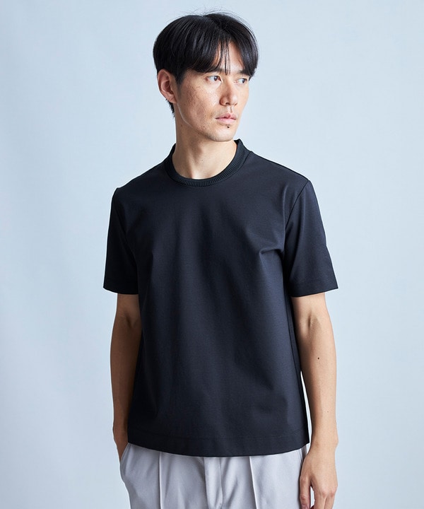 クルーネックテイラーTシャツ〈ストレッチ・マシンウォッシャブル・防臭・接触冷感〉 詳細画像 7