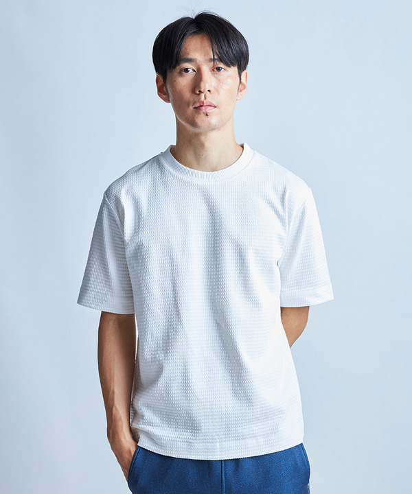 マルチファンクションT〈ストレッチ・速乾・イージーケア・UVカット・防菌・防臭・ハンドウォッシャブル〉 詳細画像 1