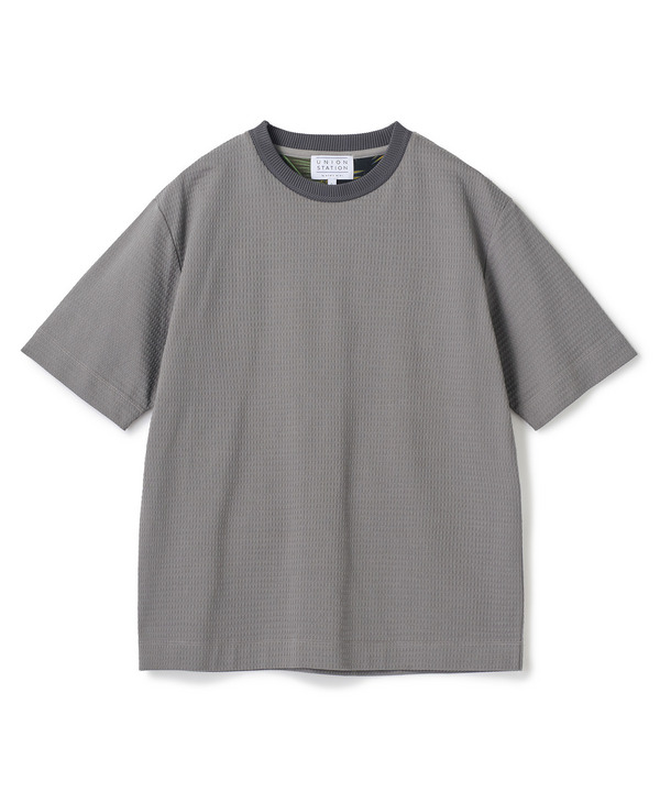 マルチファンクションT〈ストレッチ・速乾・イージーケア・UVカット・防菌・防臭・ハンドウォッシャブル〉 詳細画像 チャコールグレー 1