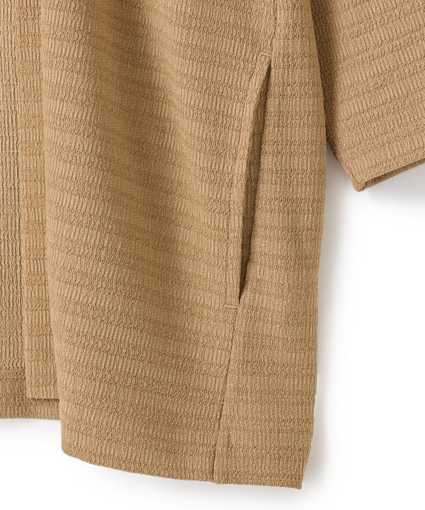 シアー7分袖ボタンレスカーディガン＜ストレッチ・ハンドウォッシャブル・接触冷感・通気性＞ 詳細画像 18