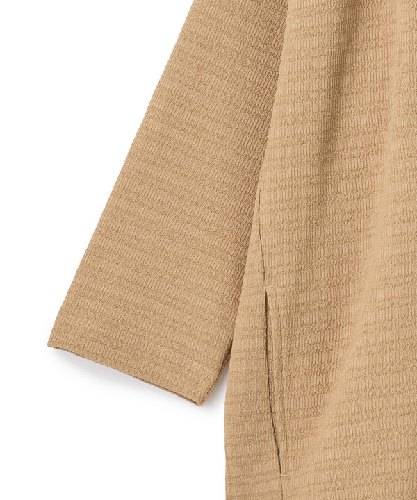 シアー7分袖ボタンレスカーディガン＜ストレッチ・ハンドウォッシャブル・接触冷感・通気性＞ 詳細画像 19