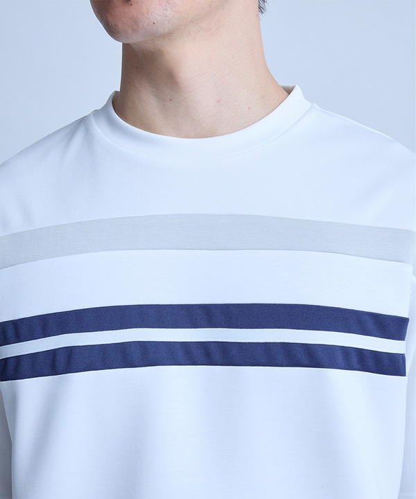 ポンチxダンボール素材 コンビデザインT〈ストレッチ・マシンウォッシャブル・接触冷感〉 詳細画像 10