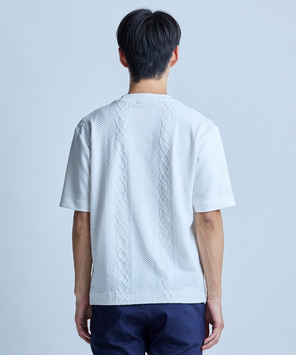 フクレジャガードコンビネーションTシャツ＜ストレッチ・ハンドウォッシャブル＞ 詳細画像 5