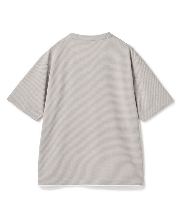 ミニワッフルキーネックレイヤードTシャツ 詳細画像 35