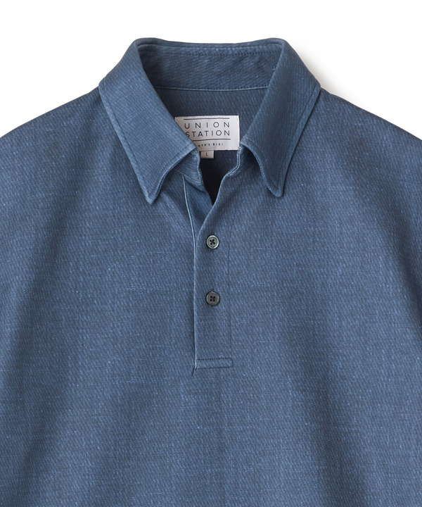 ポンチツイル調プリントポロシャツ 詳細画像 14