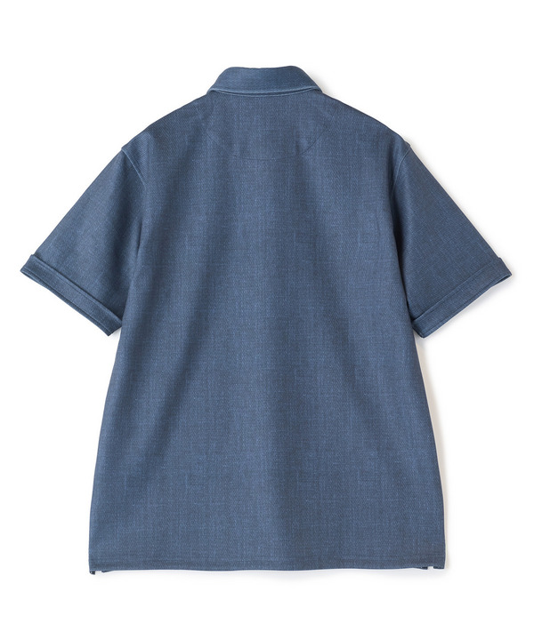 ポンチツイル調プリントポロシャツ 詳細画像 17