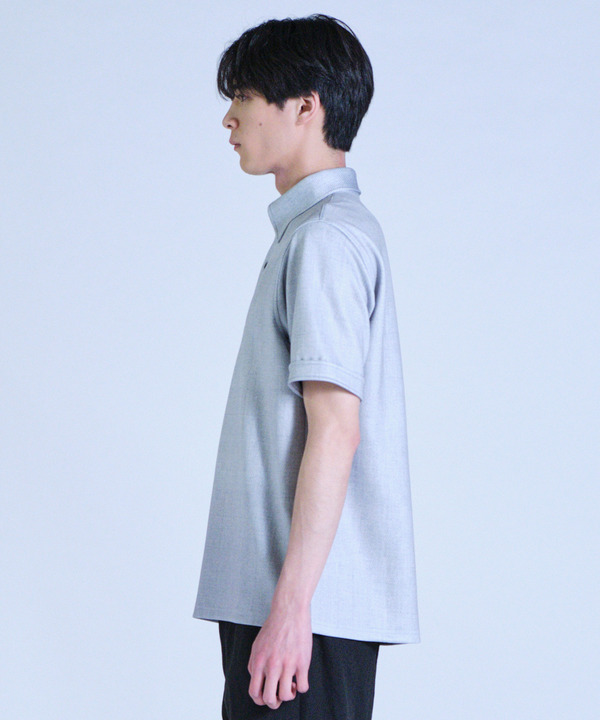 ポンチツイル調プリントポロシャツ 詳細画像 3