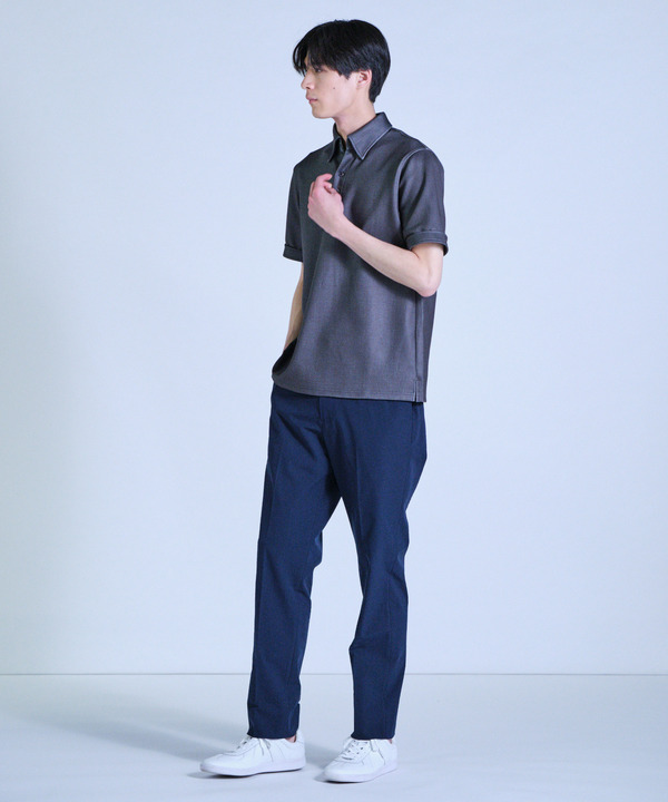 ポンチツイル調プリントポロシャツ 詳細画像 9