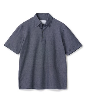 ハニカムボーダーポロシャツ＜ストレッチ・ハンドウォッシャブル＞