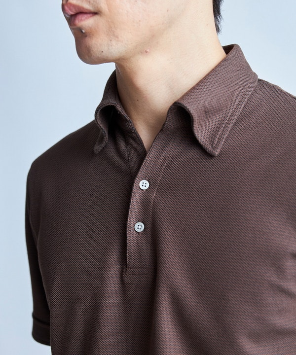 ハニカムボーダーポロシャツ＜ストレッチ・ハンドウォッシャブル＞ 詳細画像 20