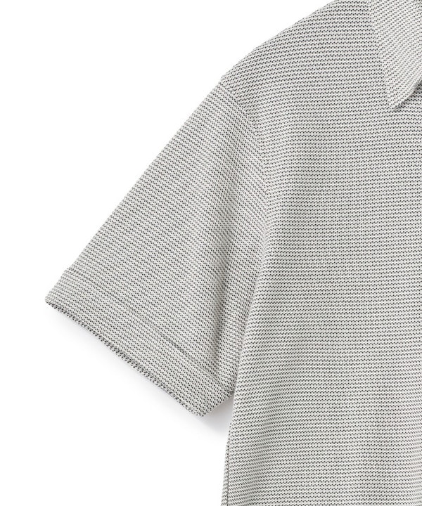 ハニカムボーダーポロシャツ＜ストレッチ・ハンドウォッシャブル＞ 詳細画像 7