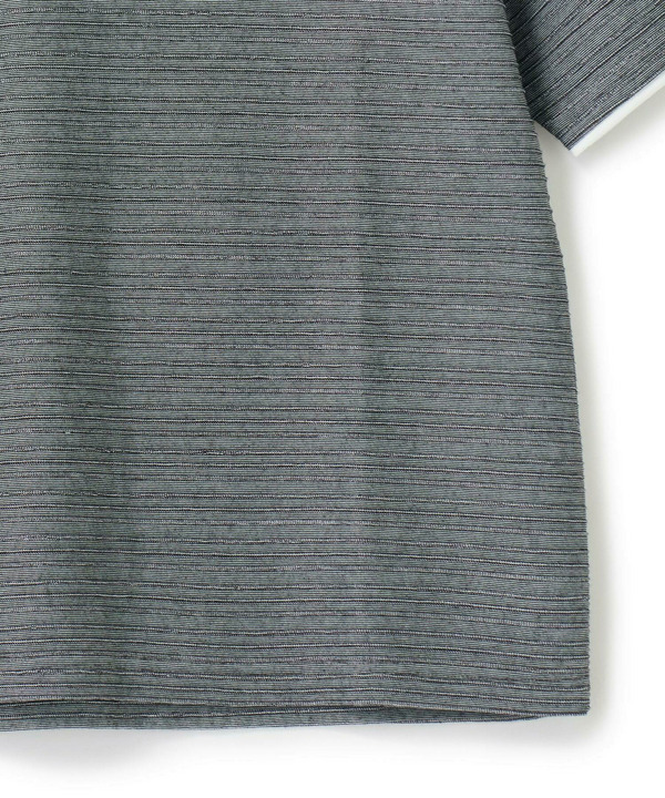 タックジャガードVネックTシャツ 詳細画像 16