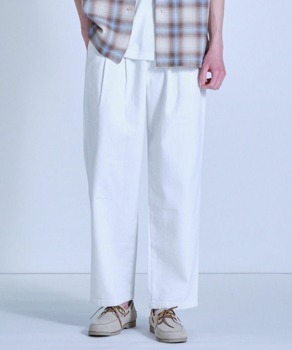 【UNIVERSAL OVERALL】別注 Chill Pants 詳細画像 ホワイト 1