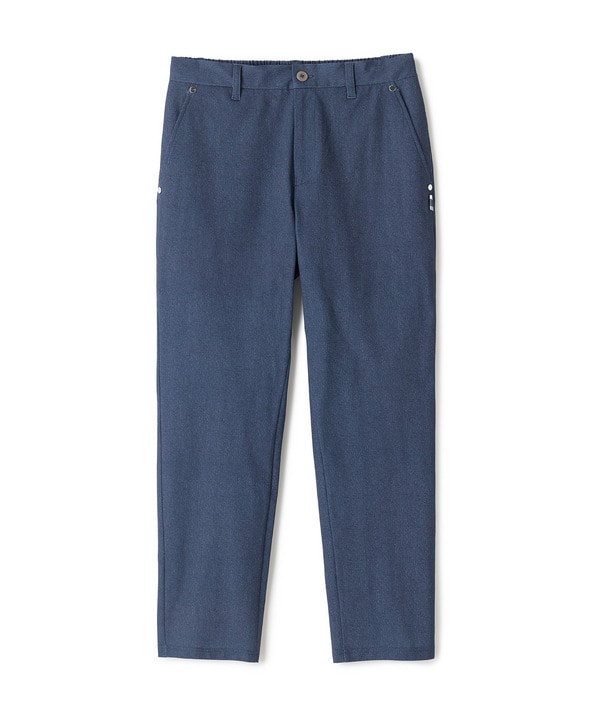 ドットメッシュプリントパンツ＜ストレッチ・軽量・ハンドウォッシャブル・通気性＞ 詳細画像 ネイビー 1