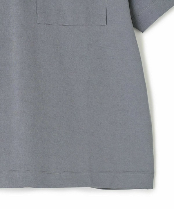 ペーパータッチドローコードTシャツ＜ストレッチ・速乾・マシン