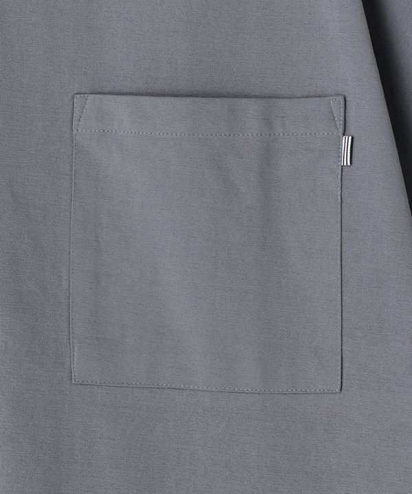 ペーパータッチドローコードTシャツ＜ストレッチ・速乾・マシンウォッシャブル・イージーケア接触冷感＞ 詳細画像 6