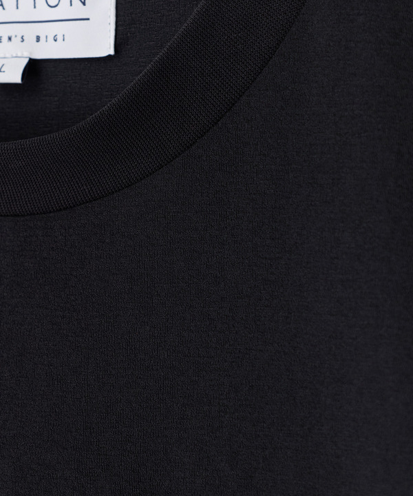ペーパータッチドローコードTシャツ＜ストレッチ・速乾・マシンウォッシャブル・イージーケア接触冷感＞ 詳細画像 9