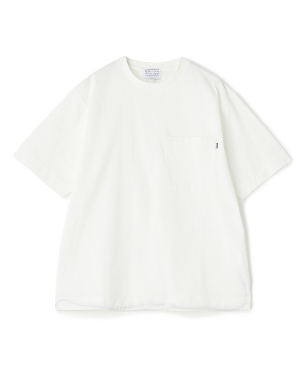 ペーパータッチドローコードTシャツ＜ストレッチ・速乾・マシンウォッシャブル・イージーケア接触冷感＞ 詳細画像 ホワイト 1