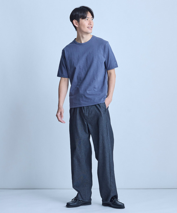 スラブ天竺ロゴ刺繍Tシャツ 詳細画像 15