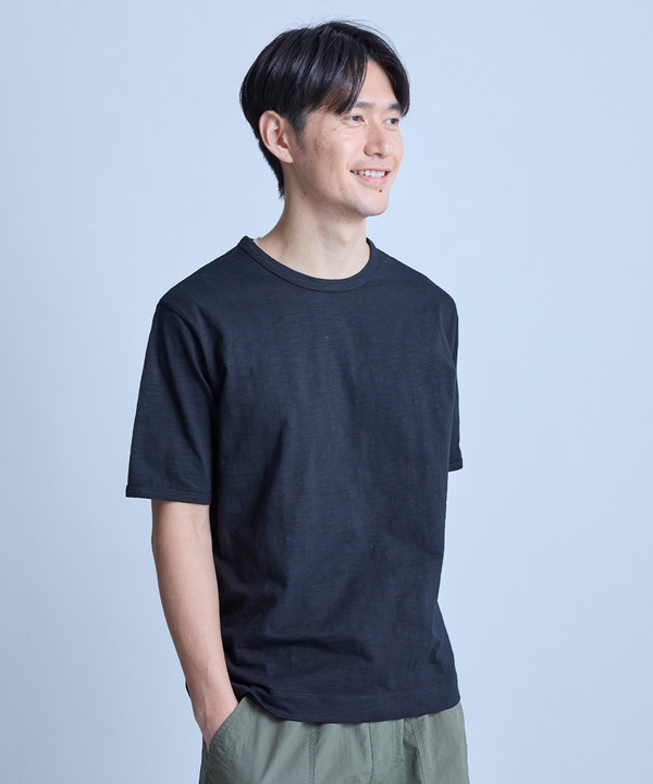 スラブ天竺ロゴ刺繍Tシャツ 詳細画像 21