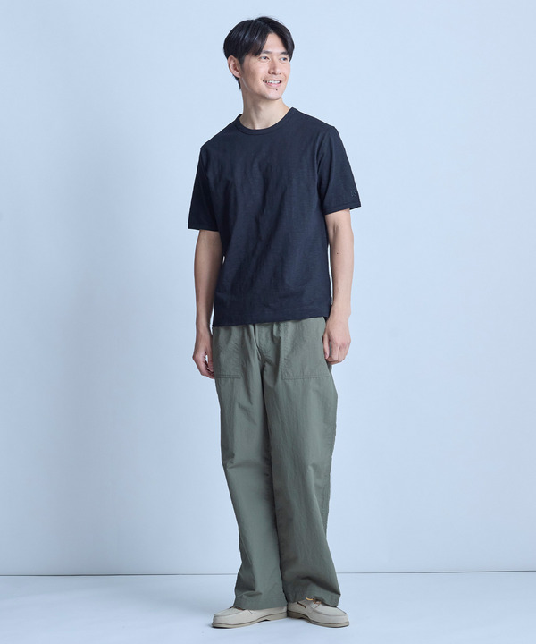 スラブ天竺ロゴ刺繍Tシャツ 詳細画像 23